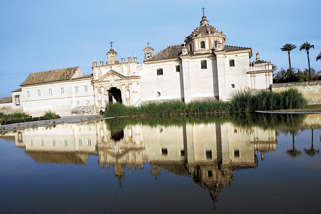 View of Modern Art Museum in Cartuja, Seville, Spain