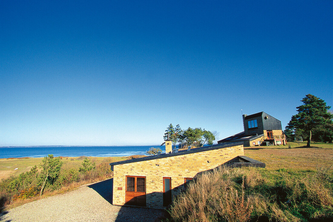 Beachside studio of Jacob Jensen in Limfjord, North Jutland Region, Denmark