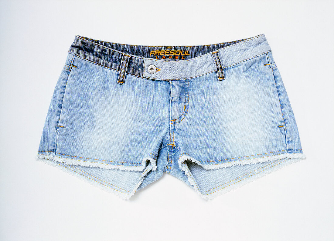 Jeans Hotpants in blau 