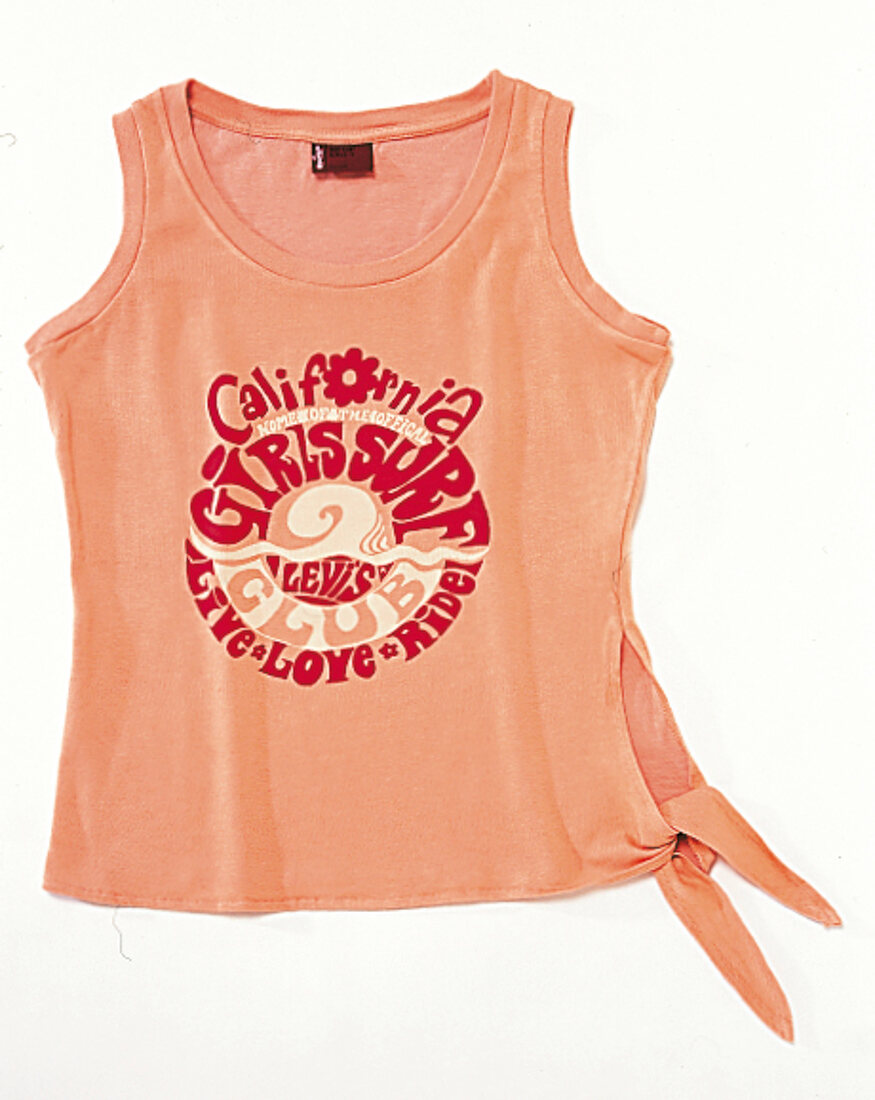 T-Shirt mit "Califonia Girls Surf" Aufdruck
