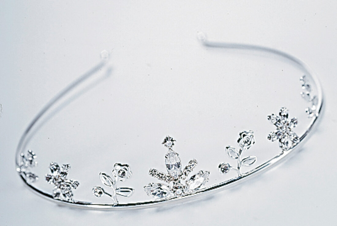 Diadem mit Strasssteinen. 