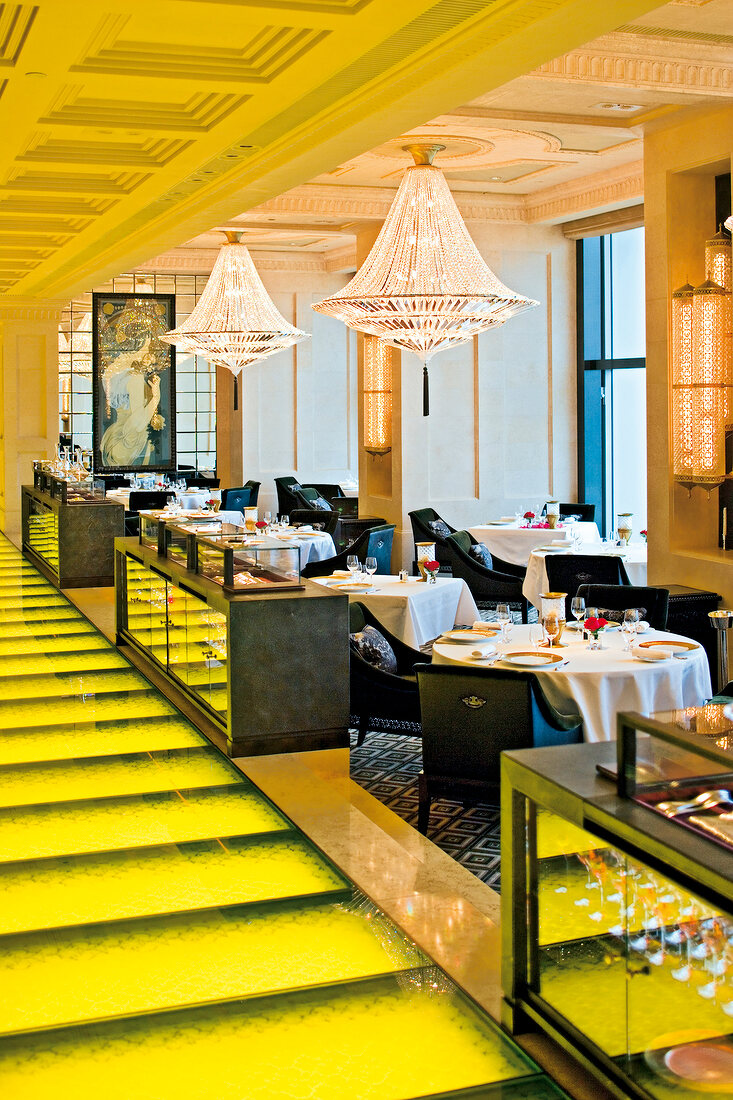 Hongkong, Restaurant Caprice im Hotel "Four Seasons"