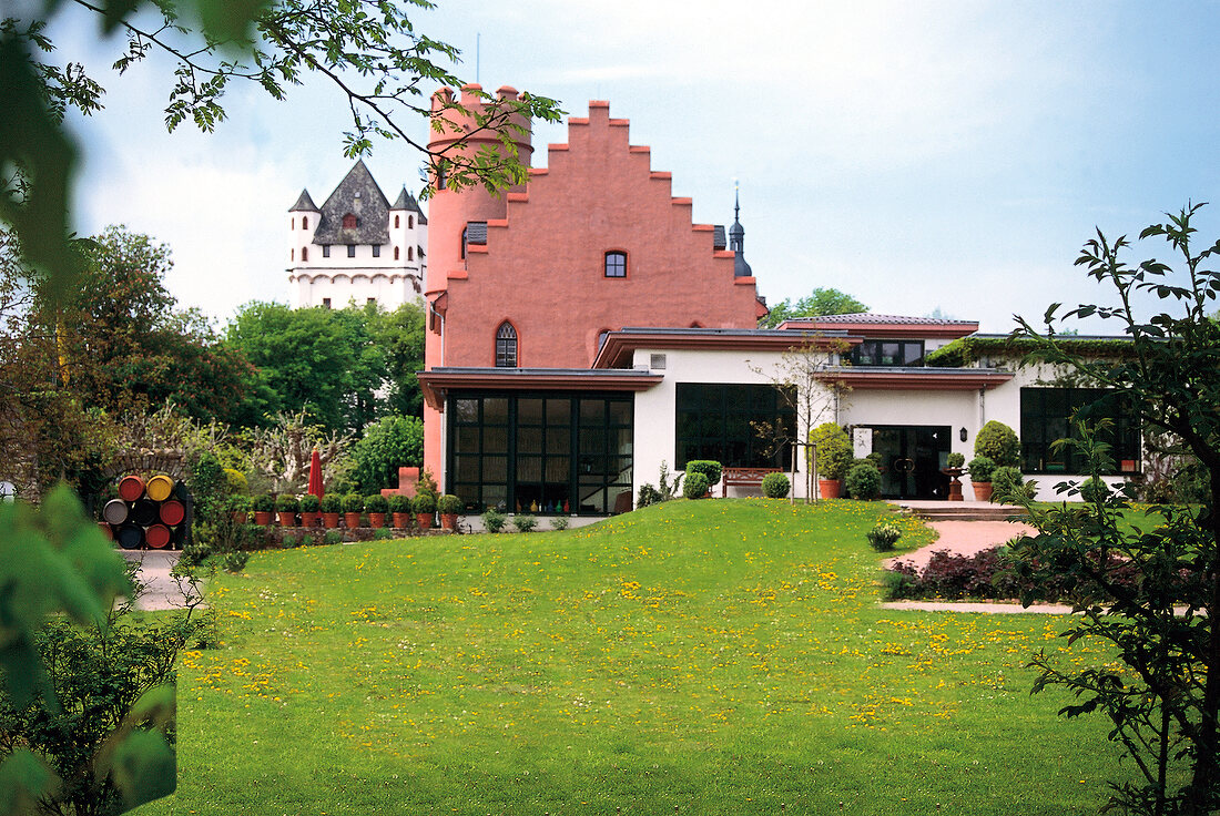 Exterior of Hotel and Restaurant Burg Crass in Rheingau, Eltville