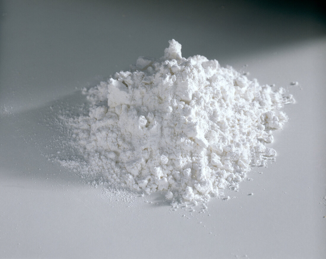 Close-up of heap of rice flour