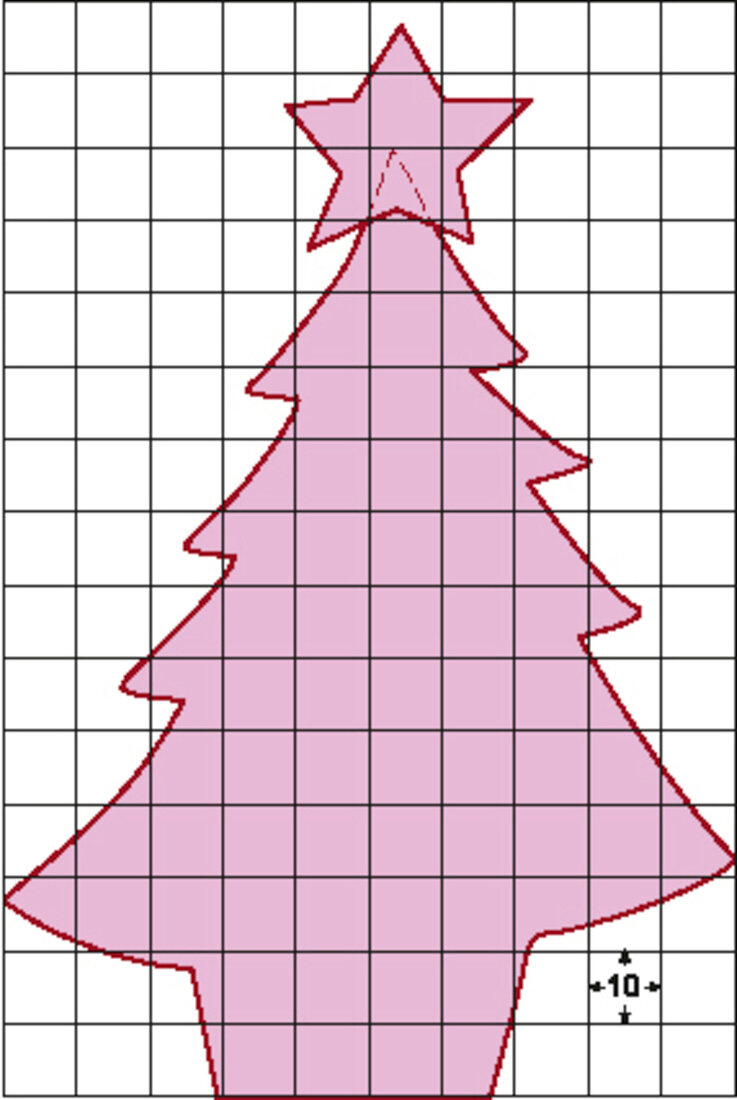 Anleitung Tannenbaum aus Sperrholz, Illustration