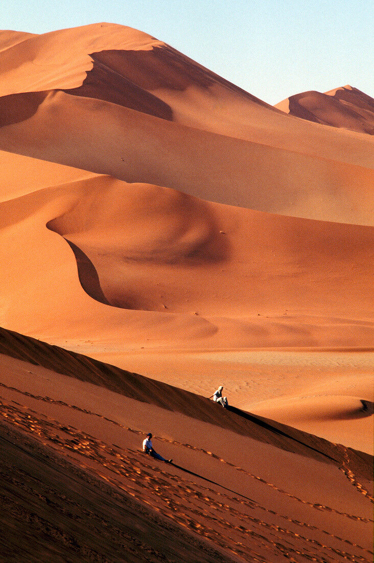 Highest sand dunes in the world at Namib-Naukluft National Park, Namibia