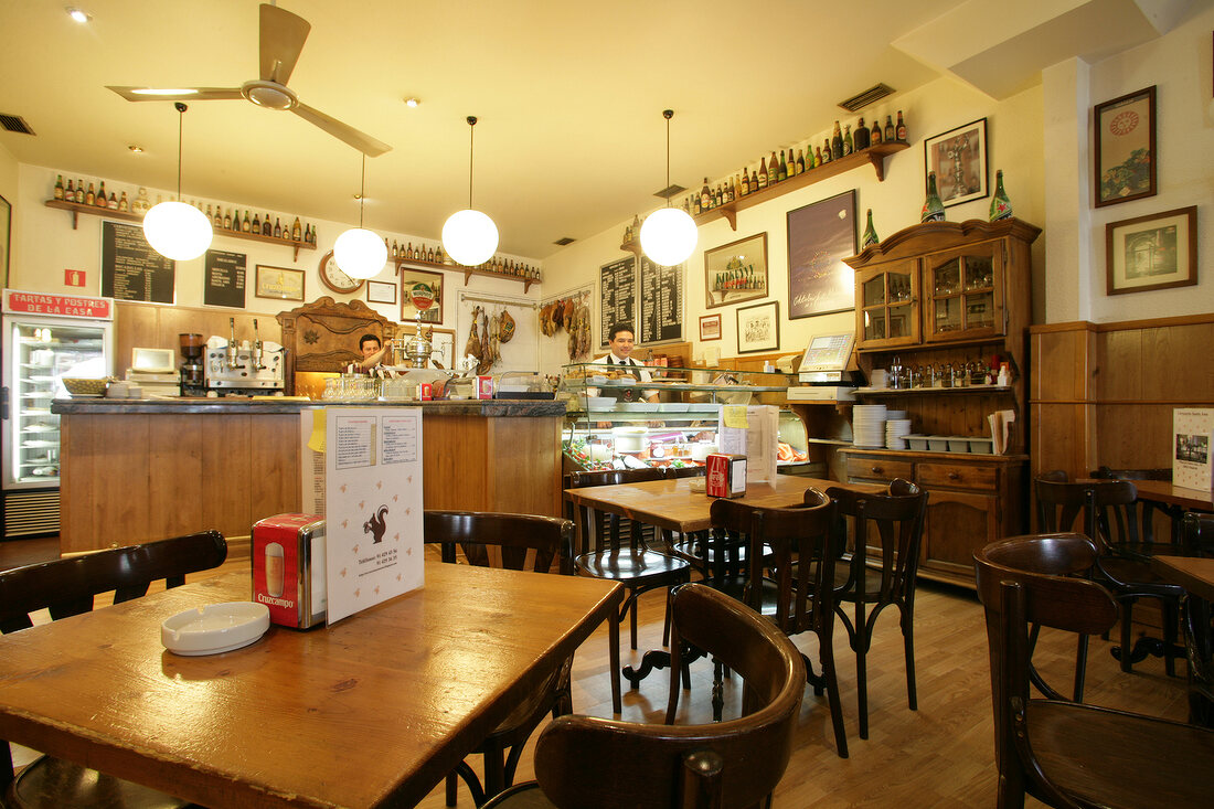 Cervecería Santa Ana Restaurant in Madrid Spanien