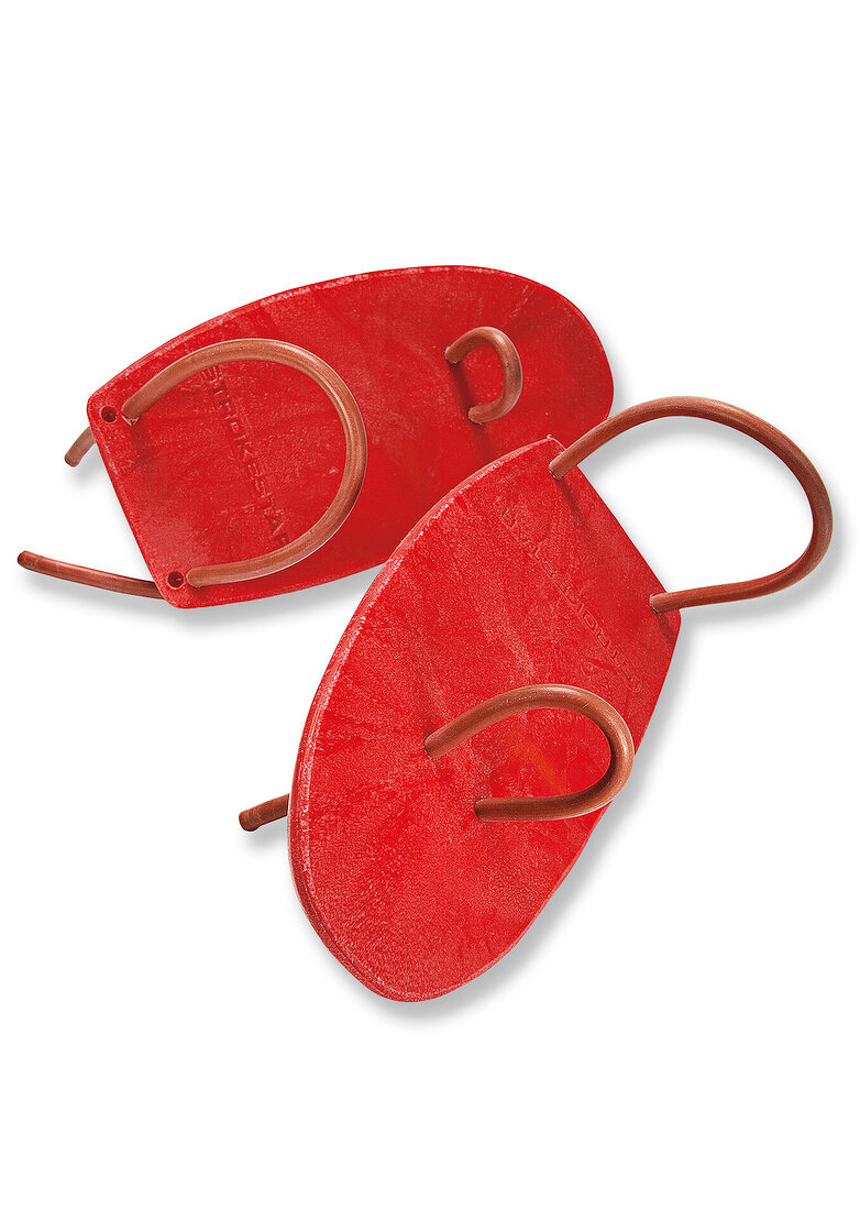 rote Hand-paddles 