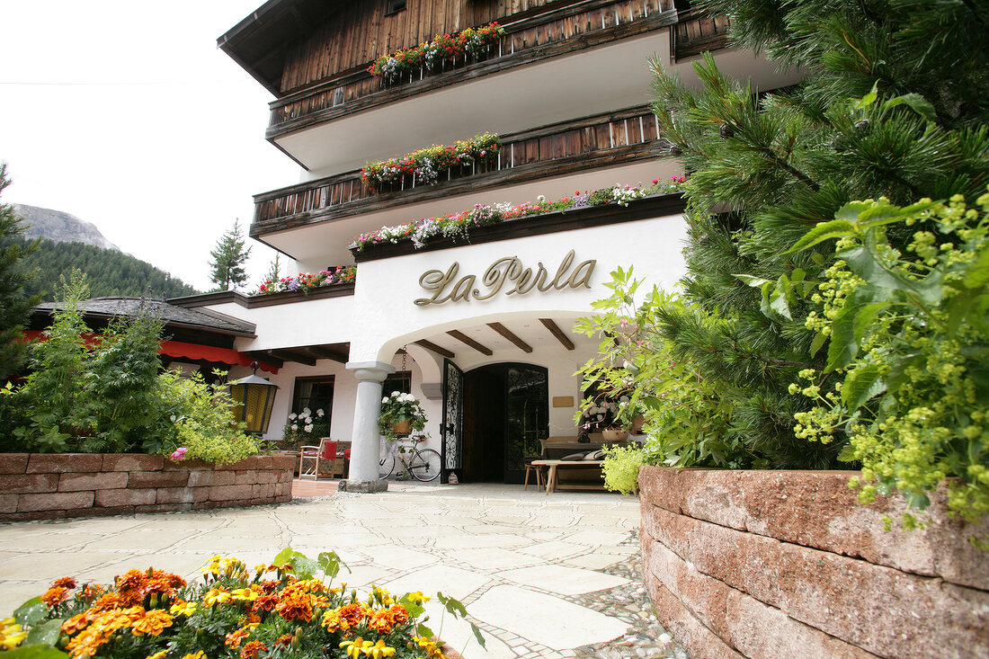 La Perla Hotel in Kurfar Colfosco Corvara