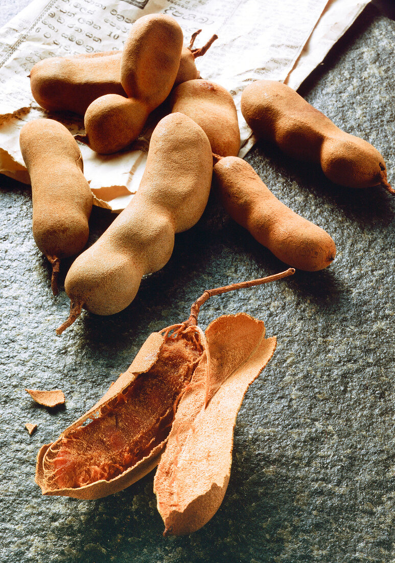 Close-up of tamarind bulbs