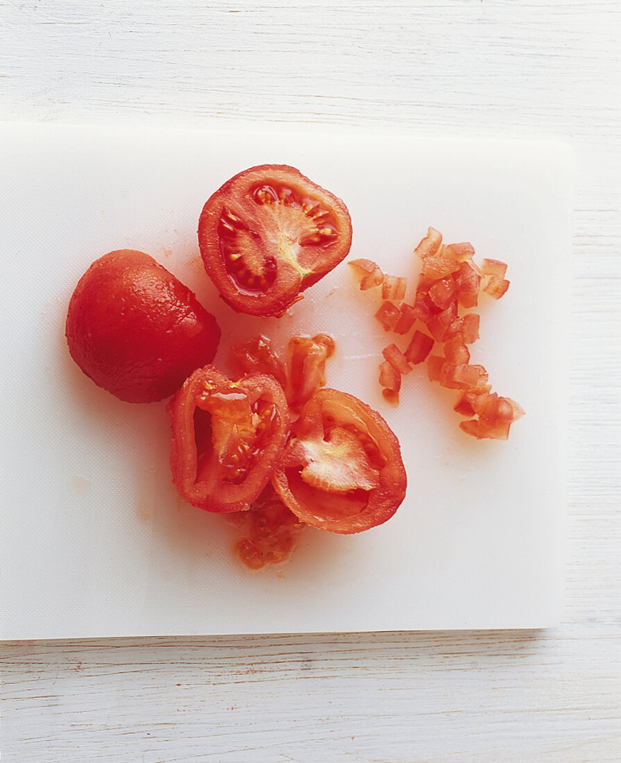 Spanien - Tomaten häuten und entkernen, Step2, Kerne entfernen