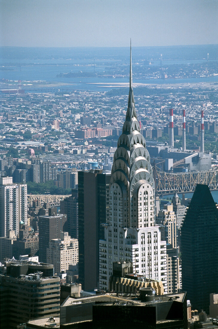 View of Chrysler Building in Manhattan, New York, USA