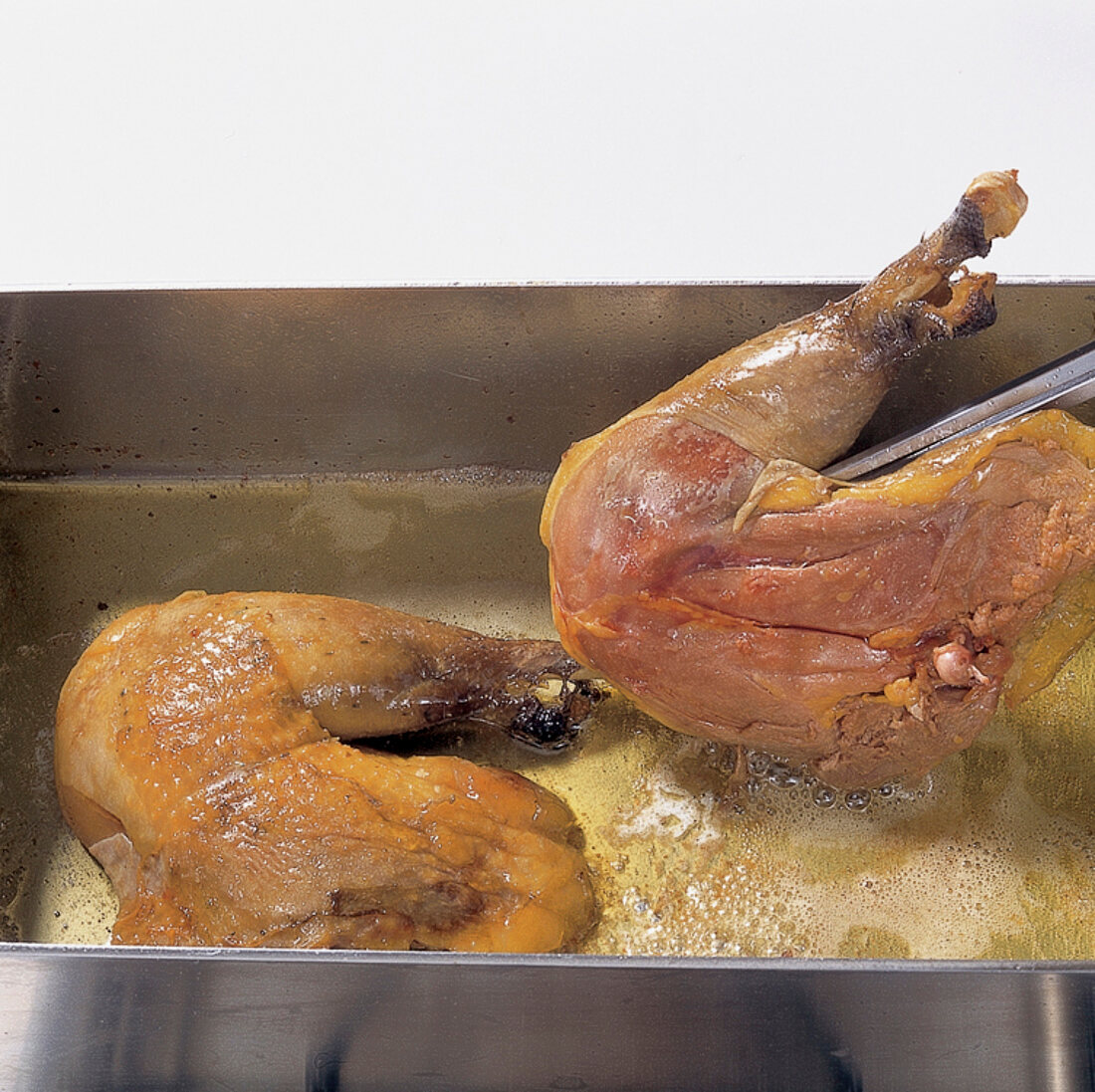 Buch vom Geflügel, Step 6: Perlhuhnkeulen nachbraten