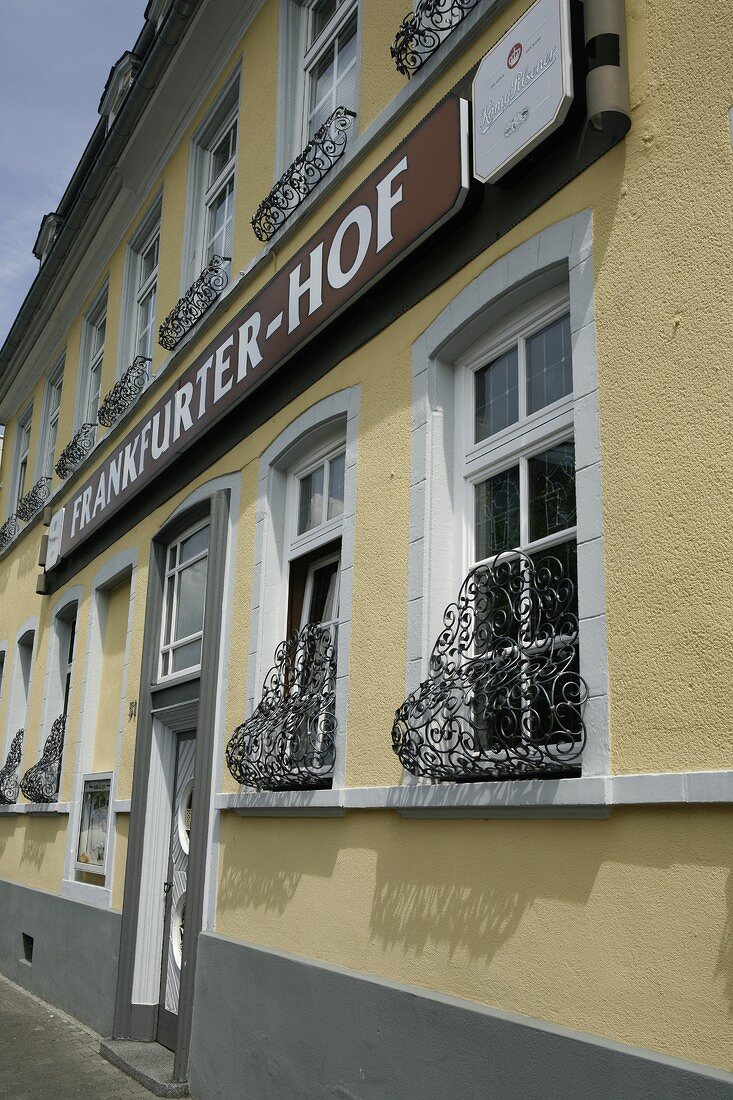 Facade of restaurant, Germany