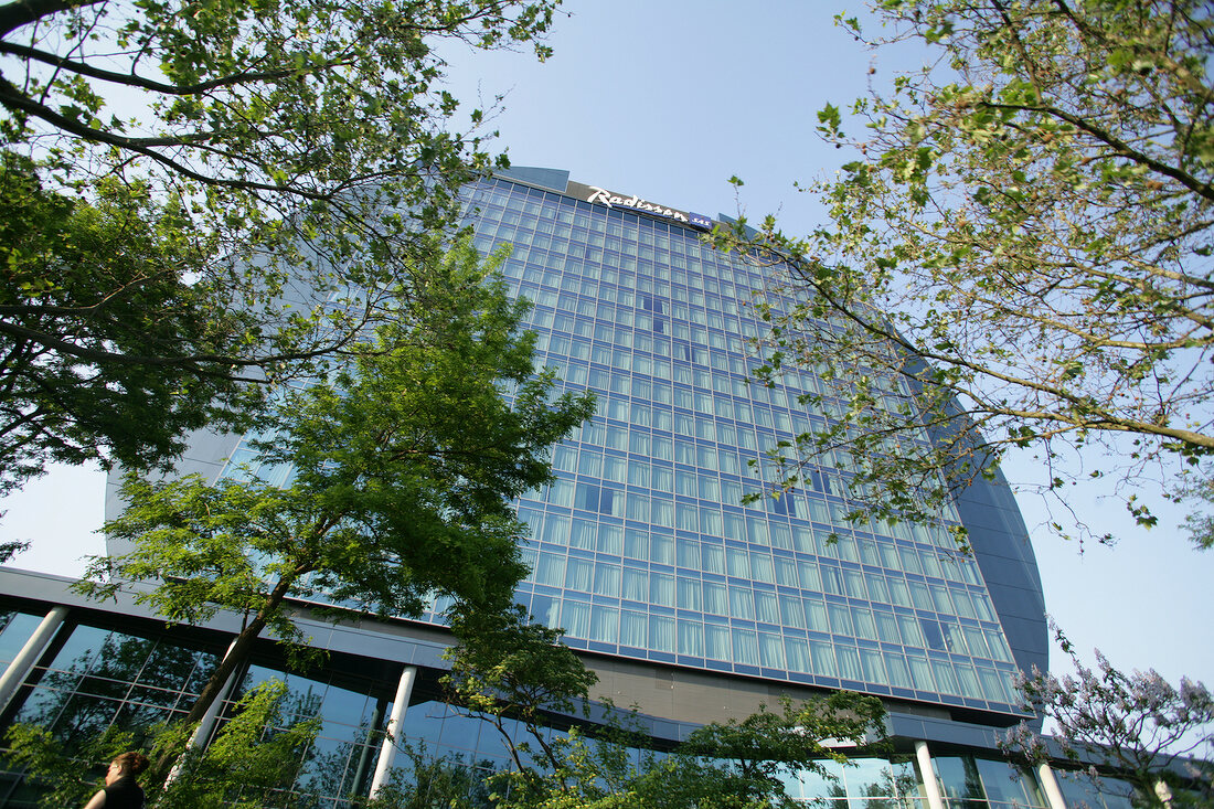 Exterior of hotel building, Germany