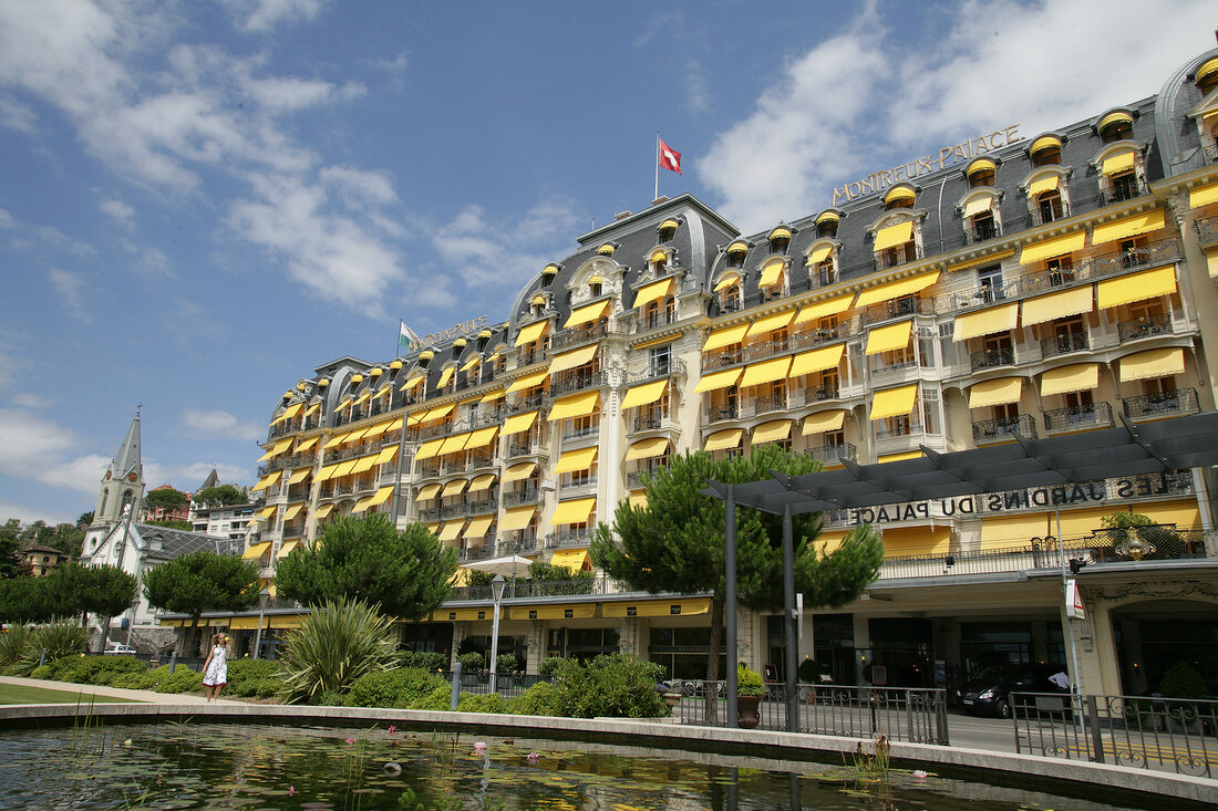 Le Montreux Palace Hotel in Montreux Waadt Schweiz