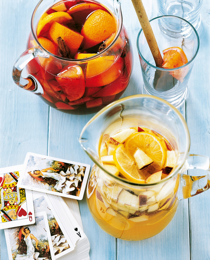 Sommerdrinks, Sangria und Apfel-Cidre-Bowle