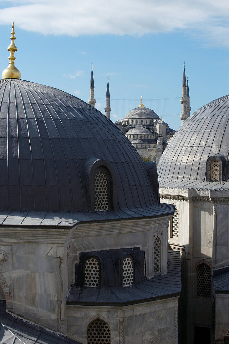 Dome of blue Mosque in Istanbul, Turkey