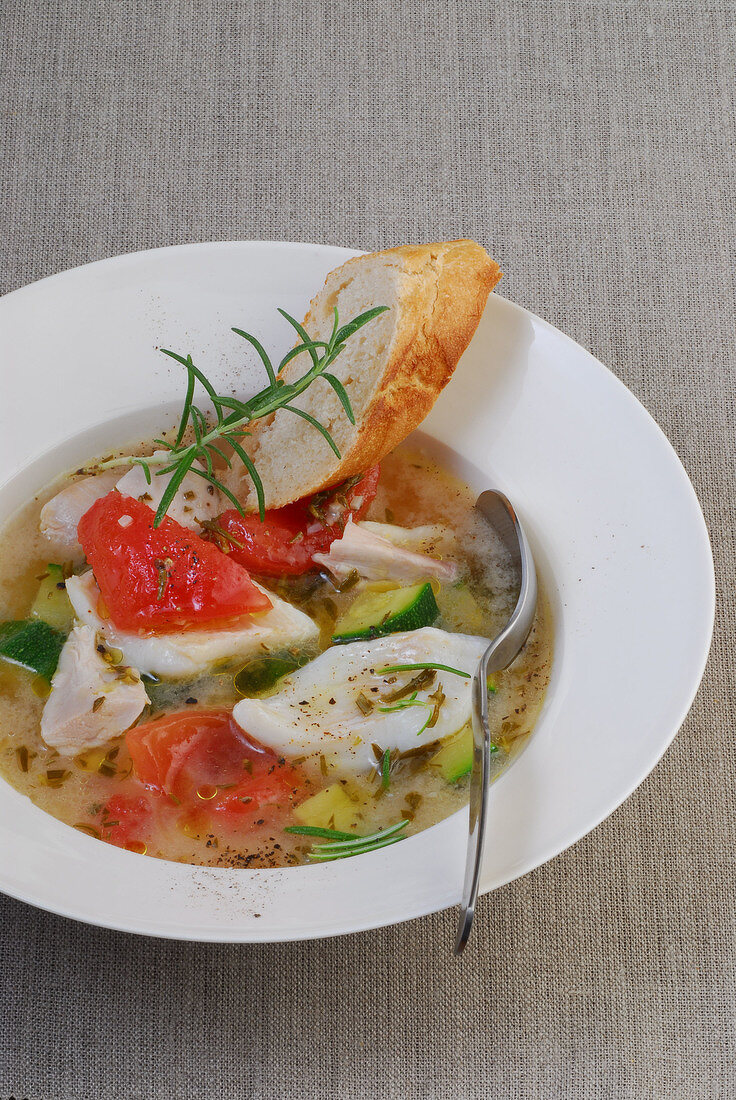 Bowl of Mediterranean stew