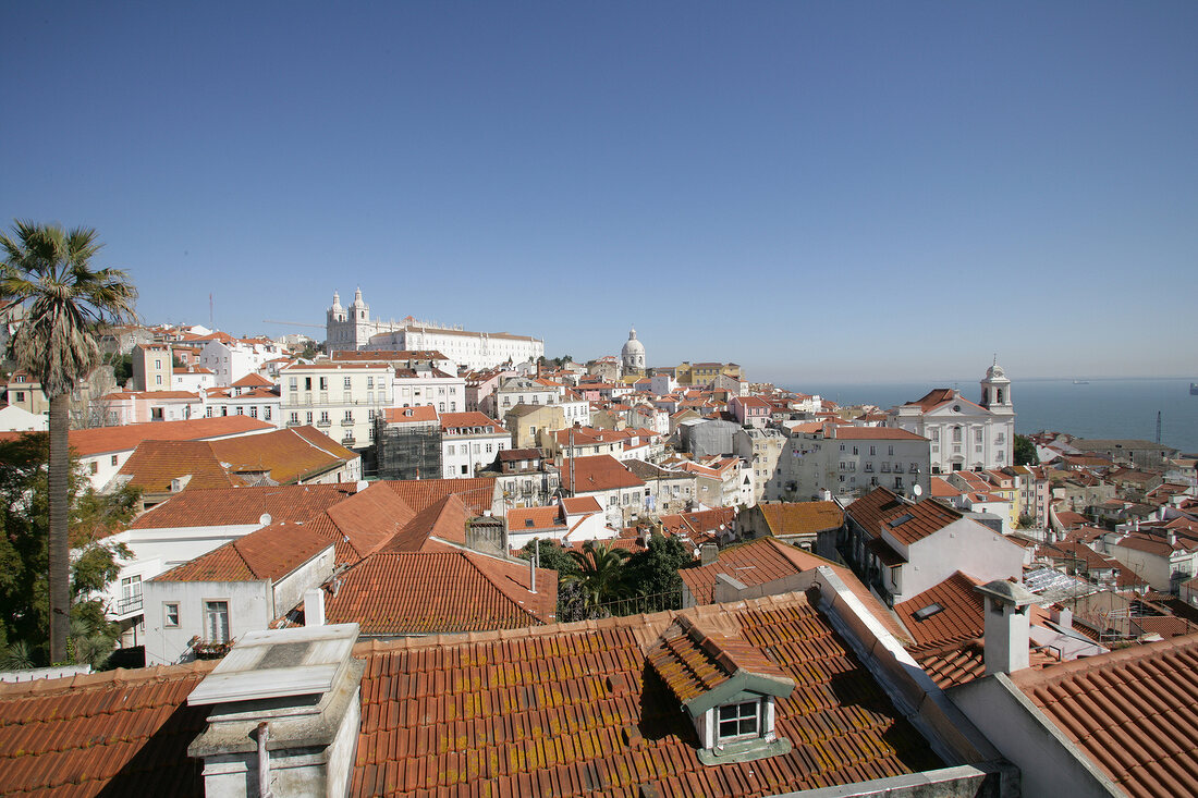 Miradouro Santa Luzia Lissabon Portugal