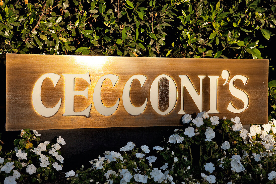 Los Angeles: Restaurantschild, Cecconi's