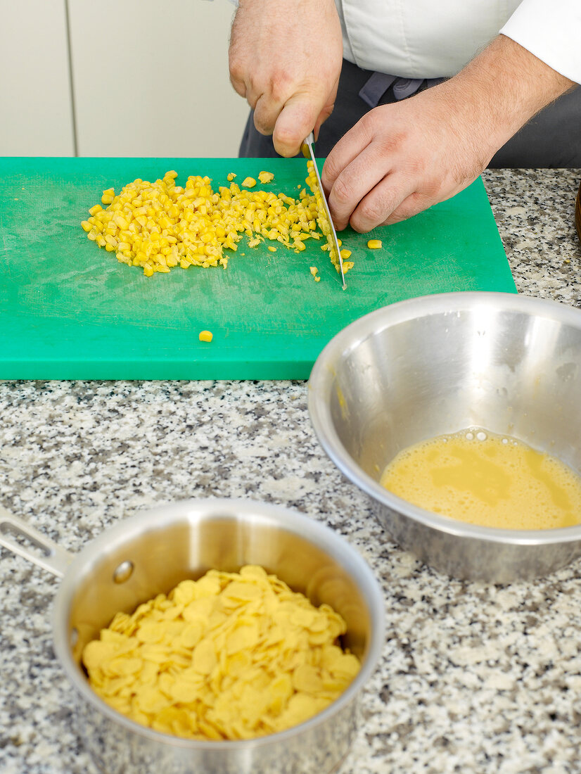 Maisplätzchen zubereiten Step 1