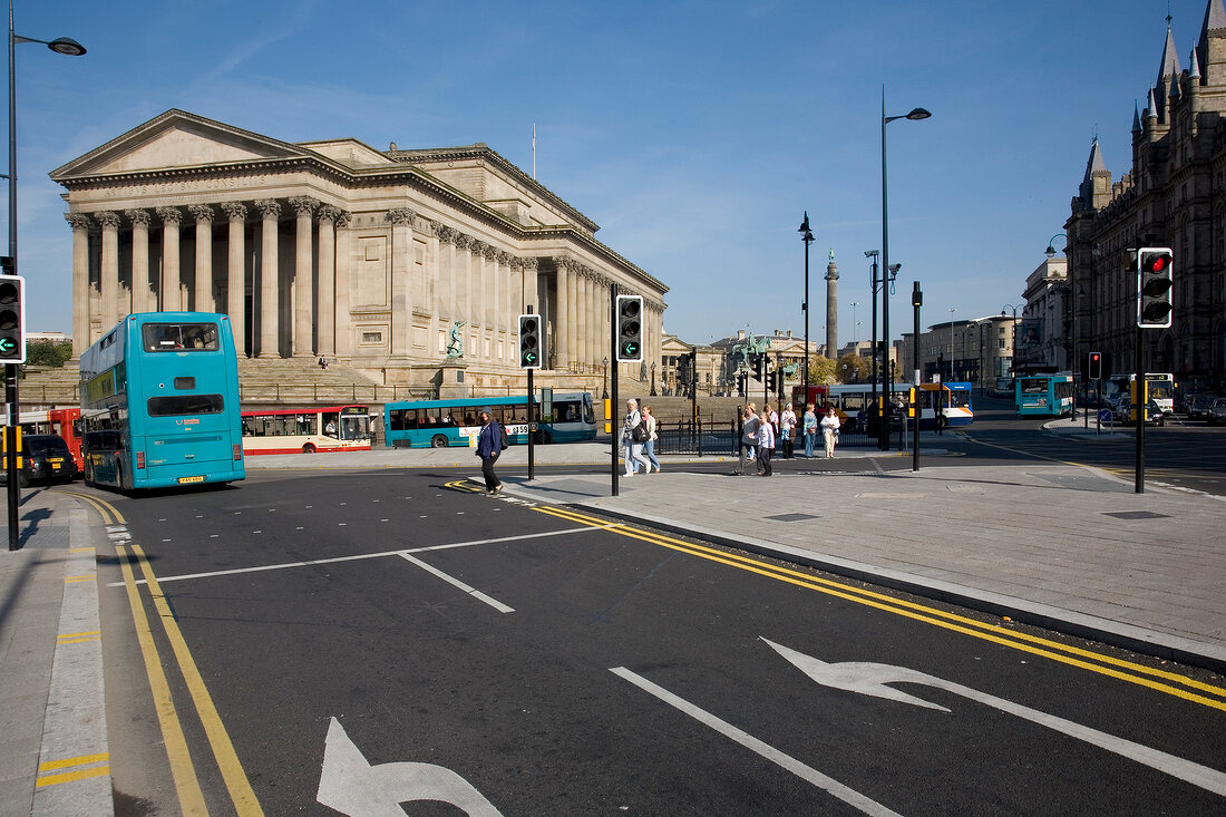 England, Liverpool, St. George´s Hall