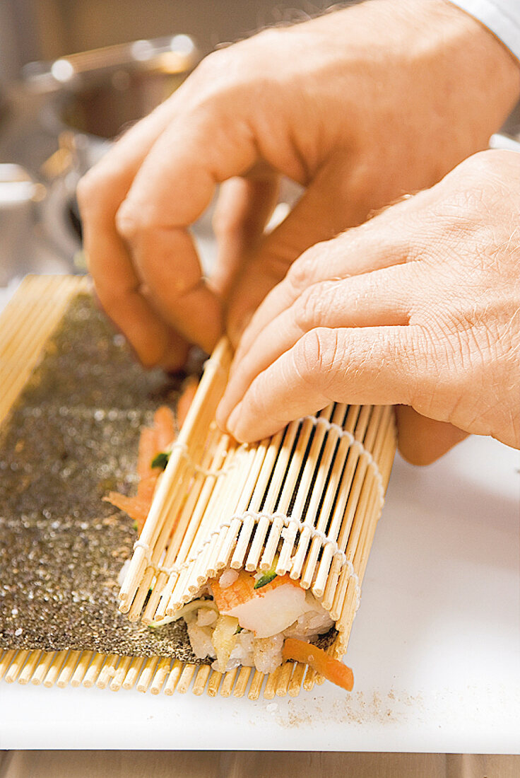 Sushi formen, Yakinoriblatt rollen 
