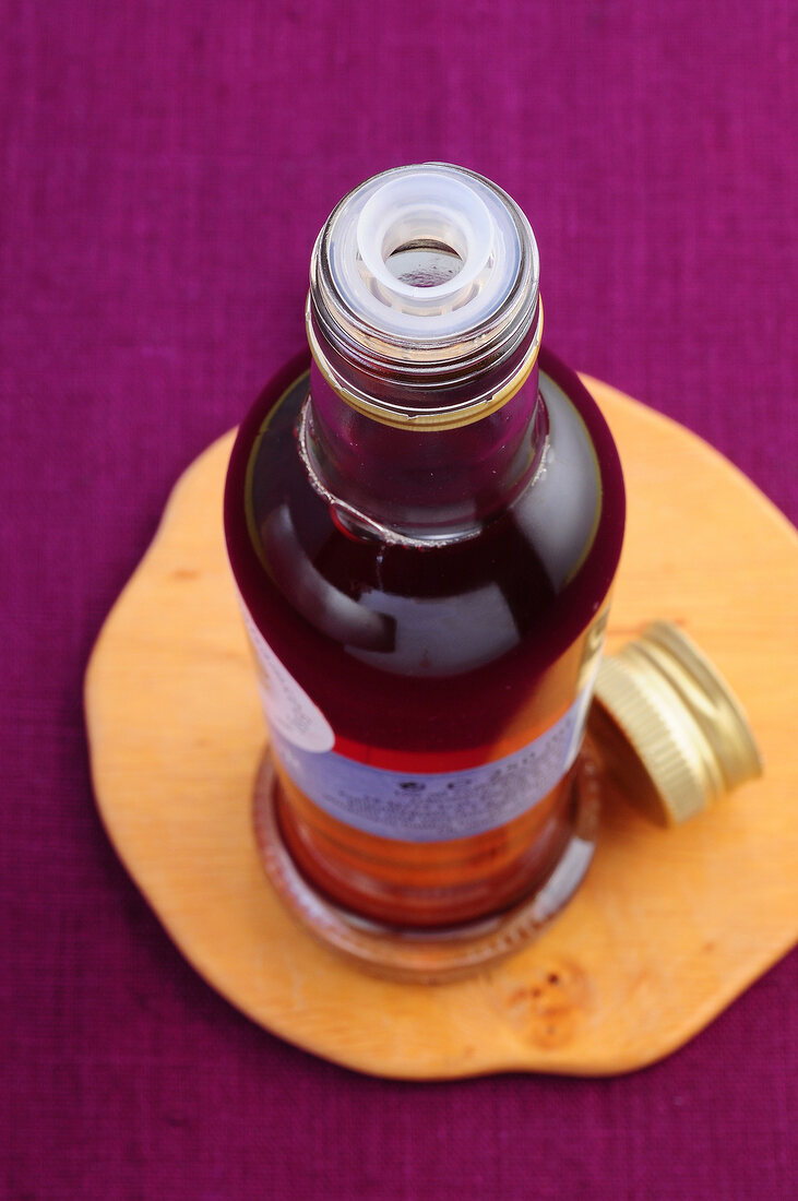 Close-up of sherry vinegar