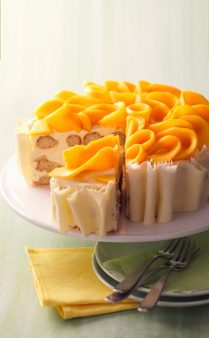 Mango-Tiramisu-Torte 
