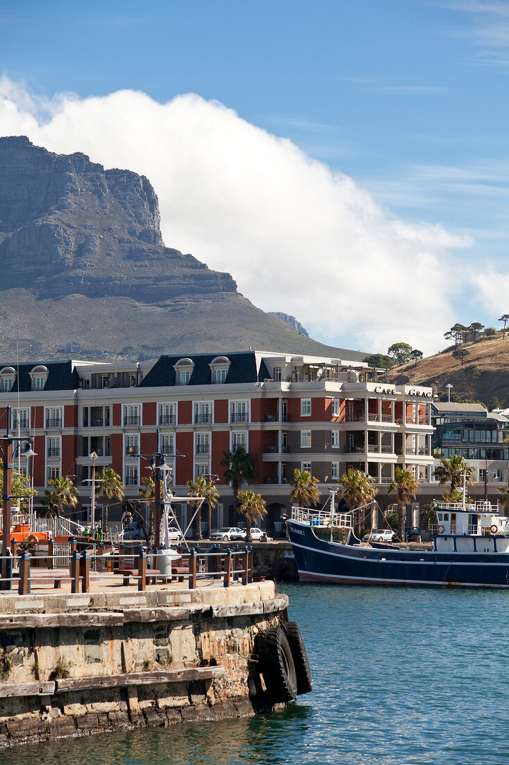 Cape Grace luxury Hotel at Pier in Cape Town, South Africa