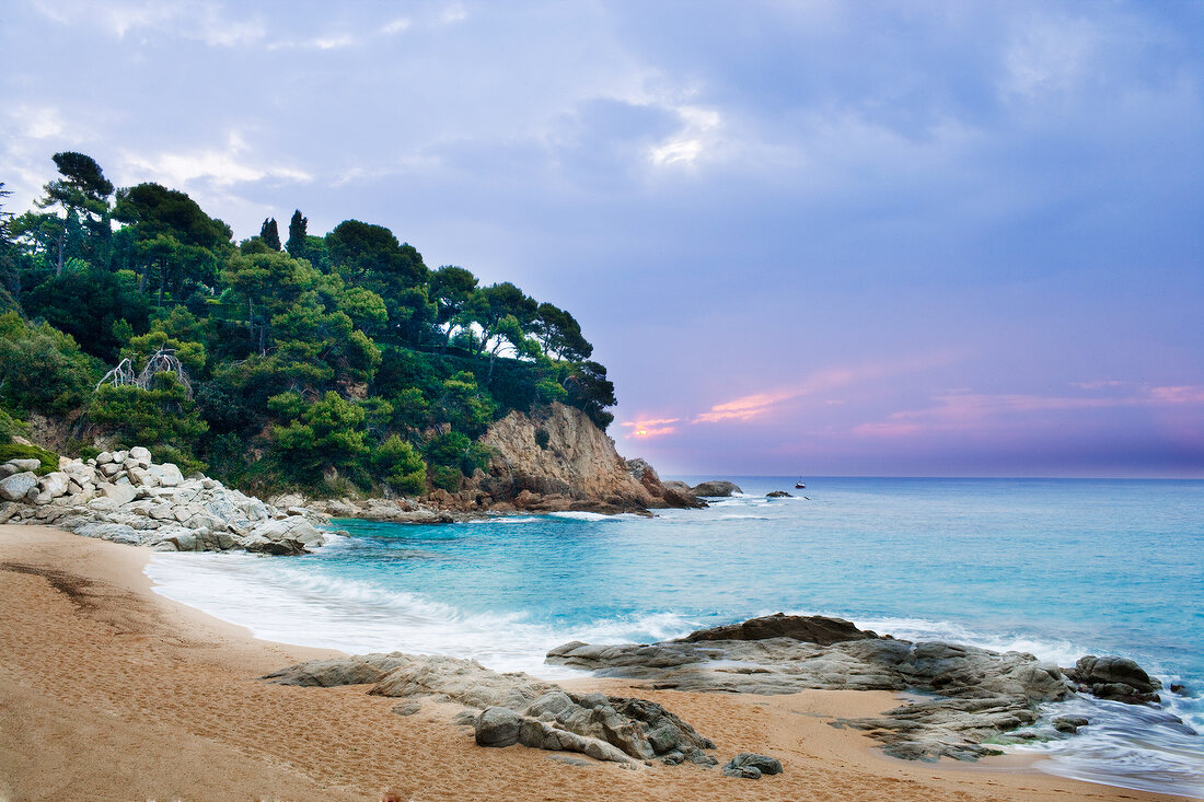 Reportage Costa Brava: Meeresbucht in der Nähe von Lloret de Mar