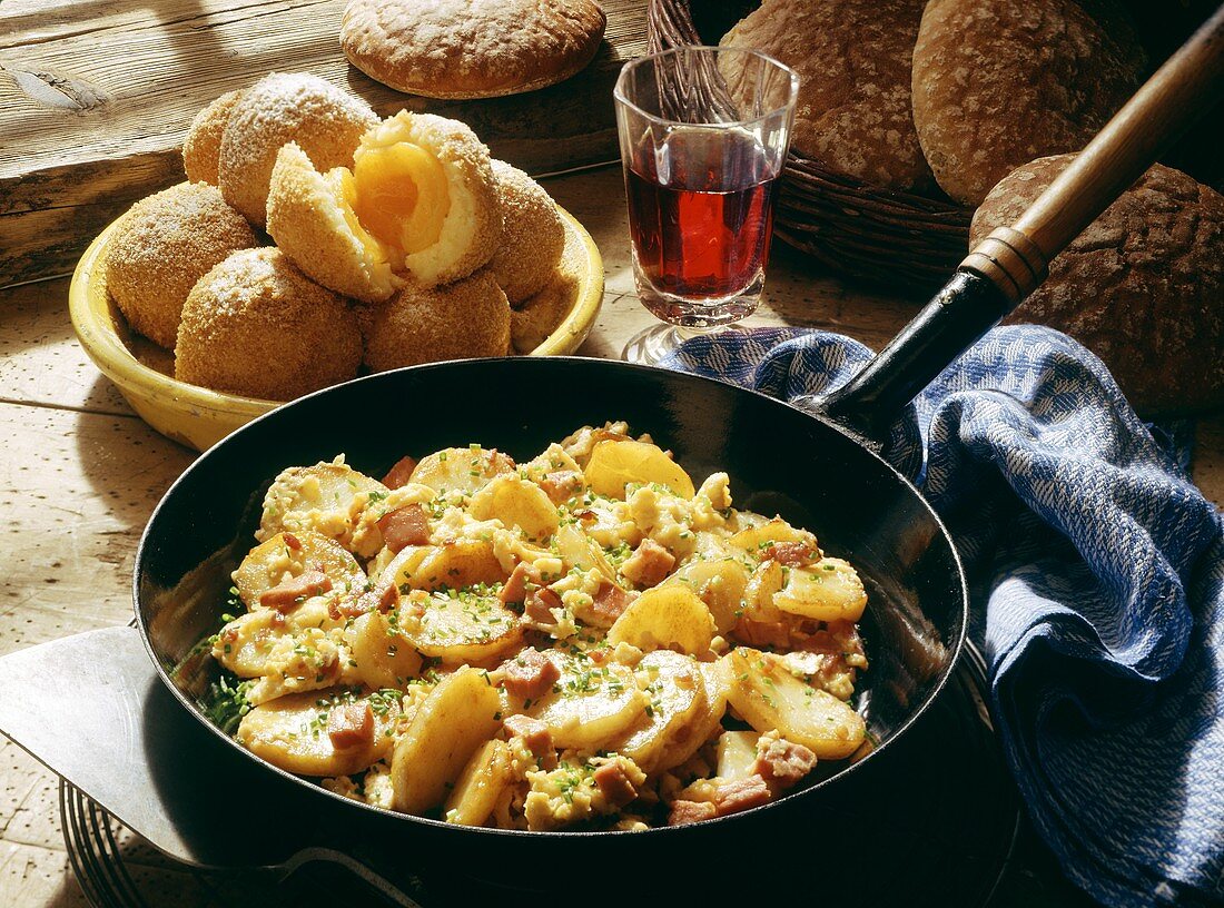 Rustic dishes (S. Tyrol, Italy)