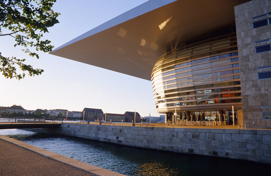 New Opera House in Holmen, Christianshavn, Copenhagen, Denmark