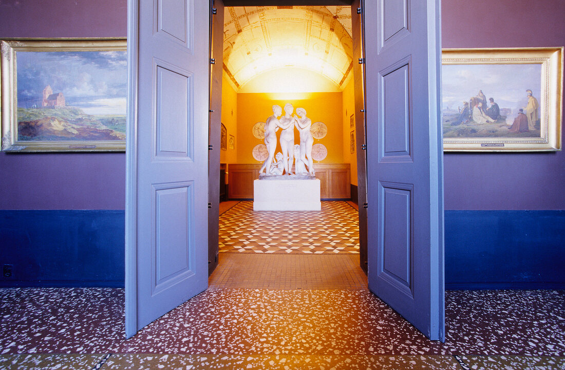 Sculpture in Thorvaldsen Museum, Copenhagen, Denmark