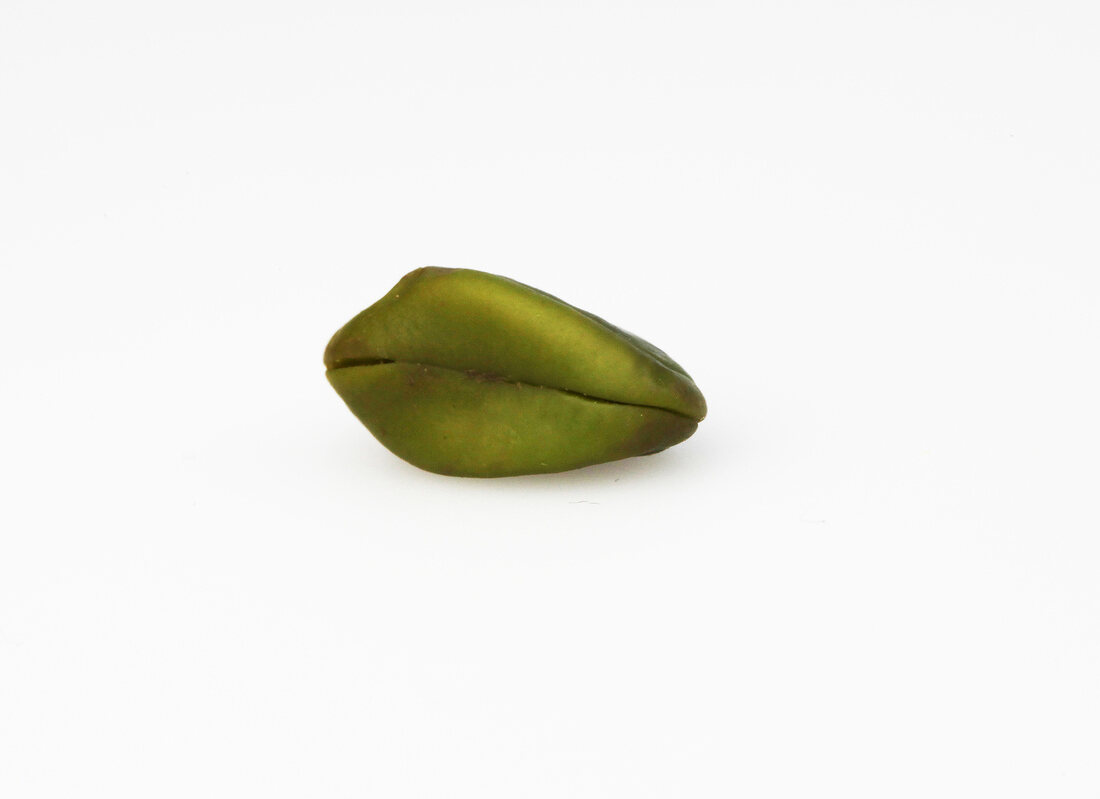 Pistachio on white background