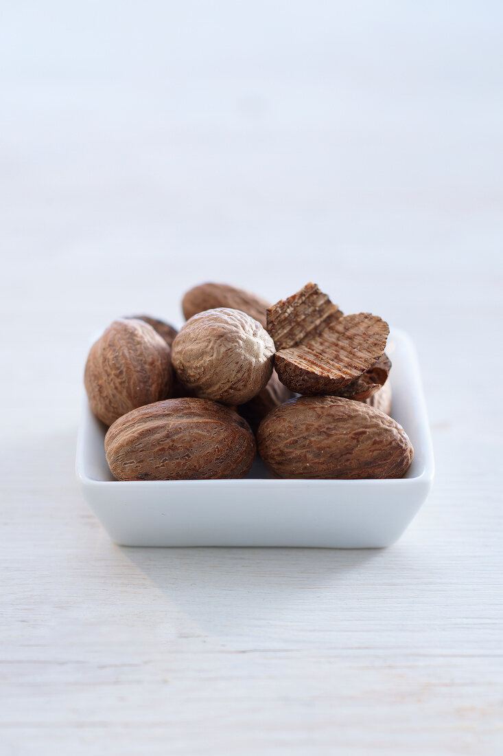 Bowl of nutmeg
