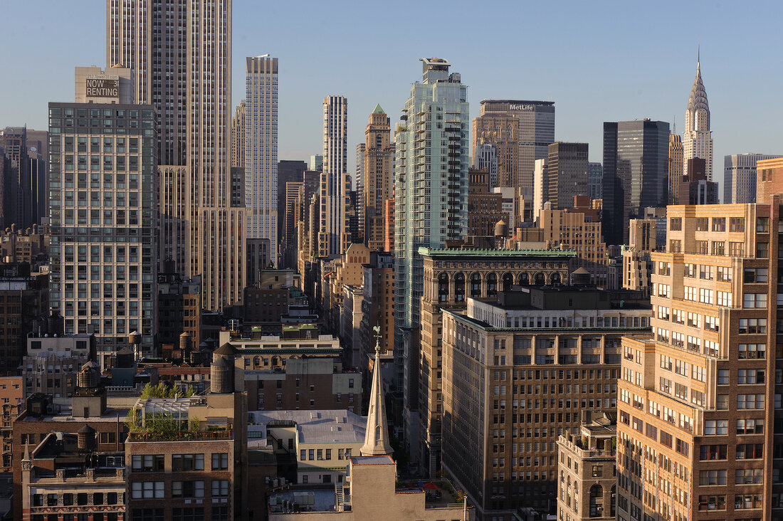 View of Empire State Building in New York, USA