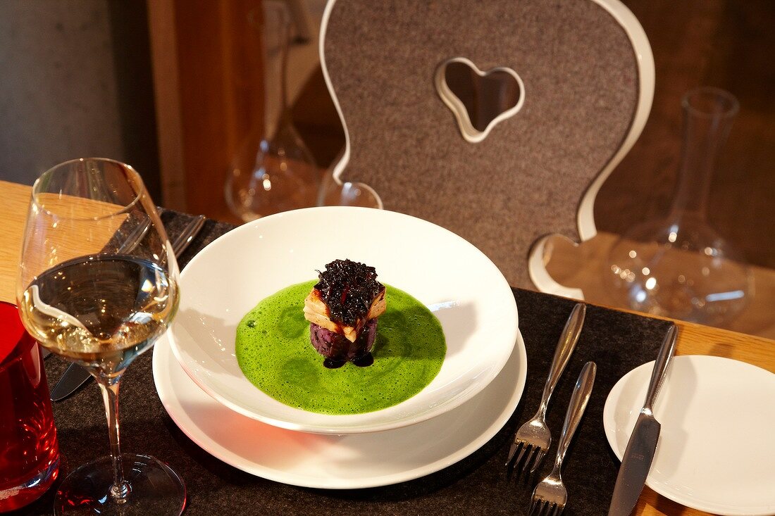 Tiroler kaiser fillet with perigord truffles in Tramin, Munich, Germany