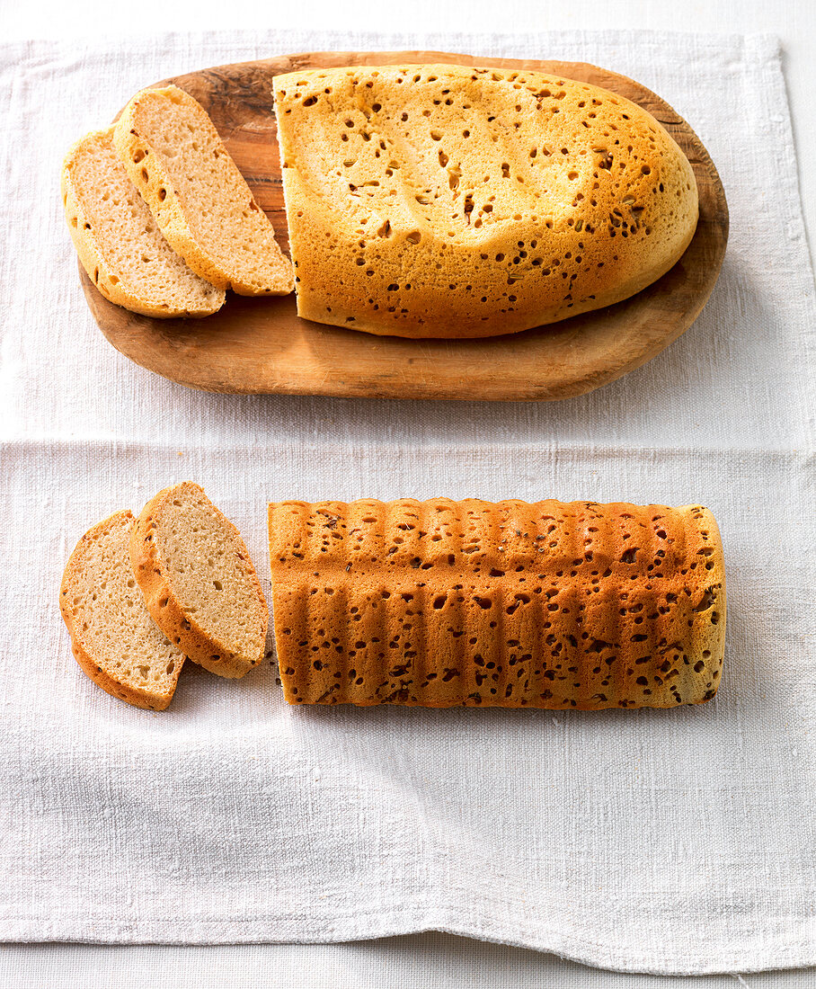 Schnelle Brote, Weizenbrot mit Bier und Anisbrot