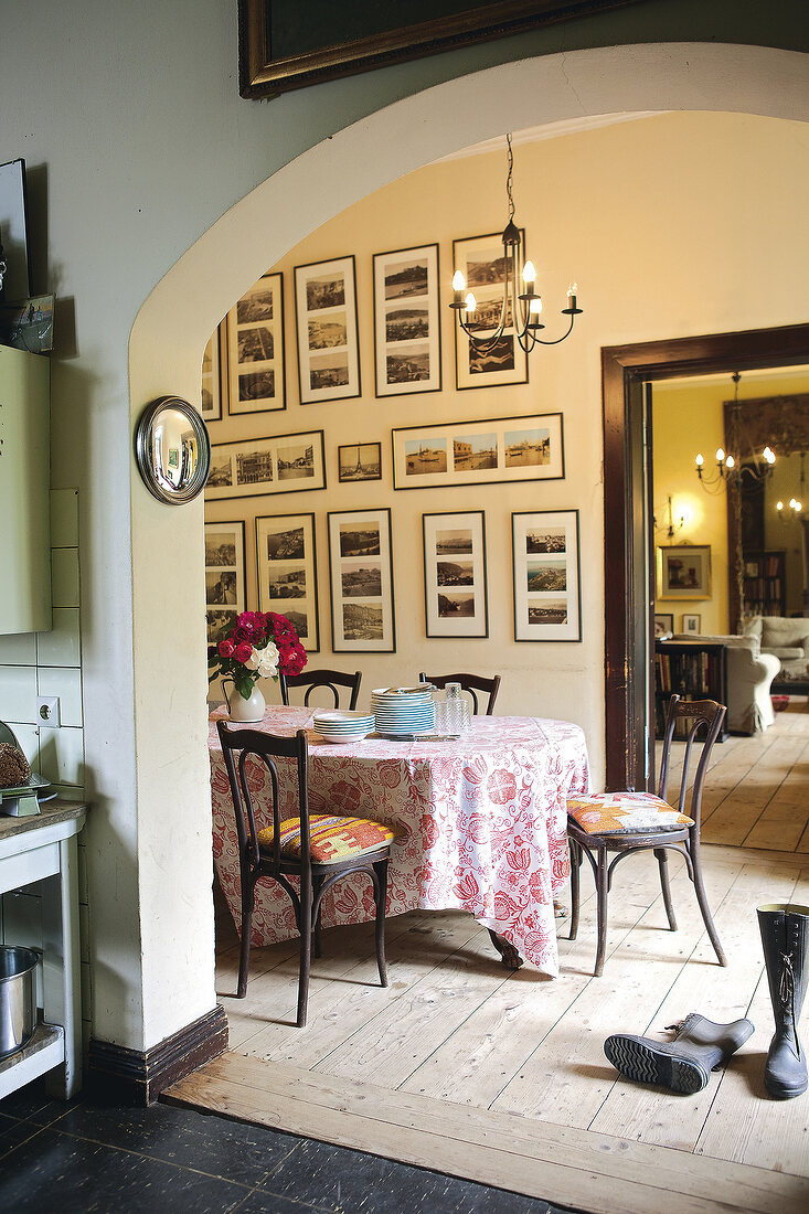 Dinning room in Ippenburg Castle, Germany