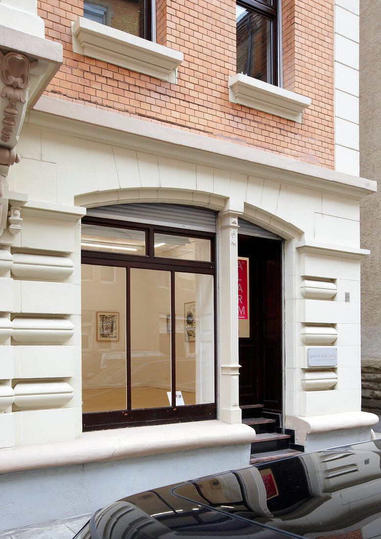 Entrance of Anja Rumig Gallery, Stuttgart, Germany