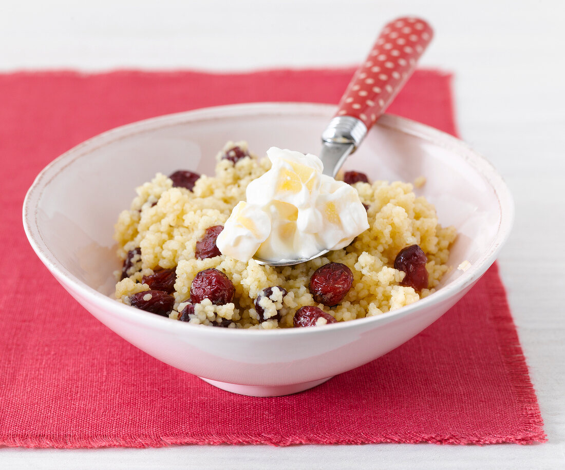 Single-Küche, Cranberry Couscous