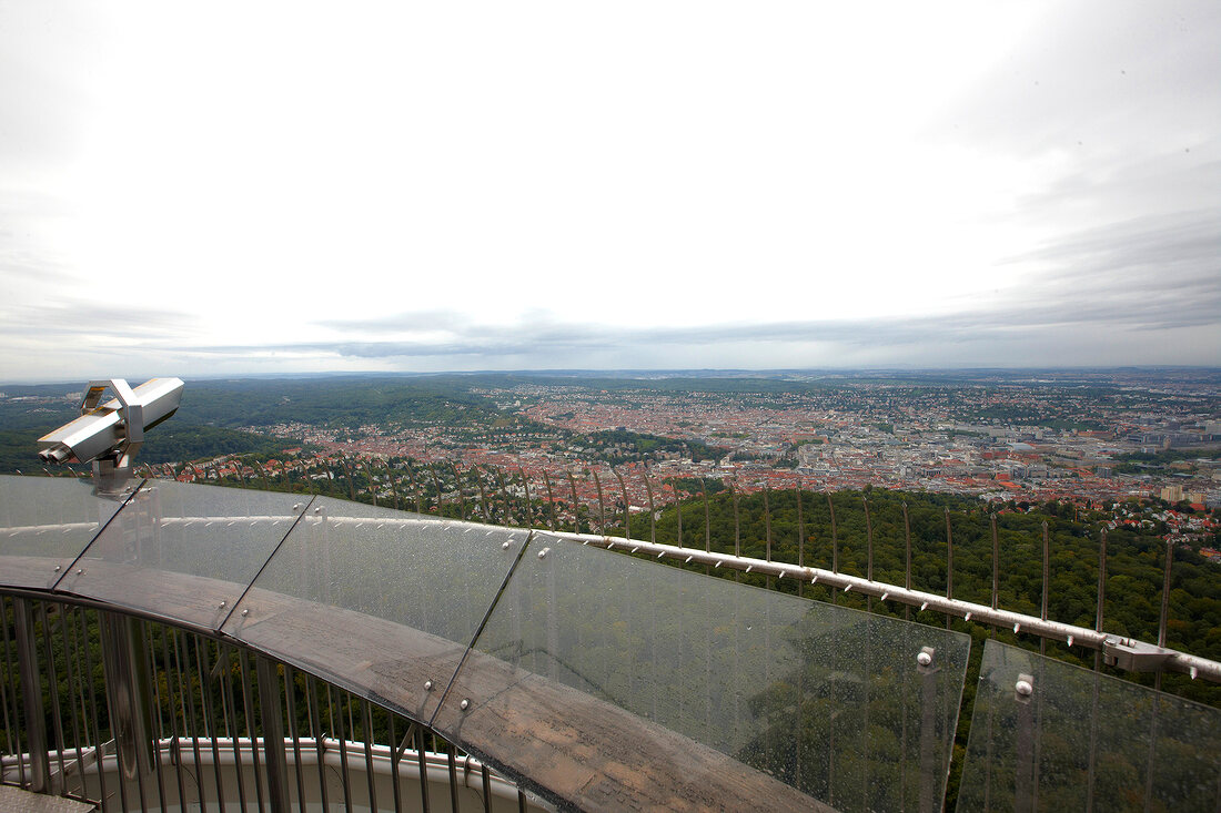 View from TV Tower in Stuttgart, Germany