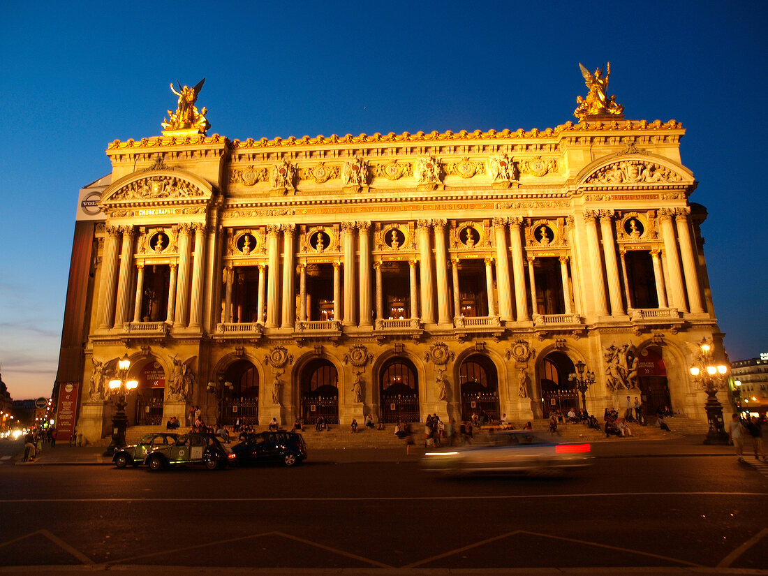 Paris: Opéra Garnier, Fassade. X 