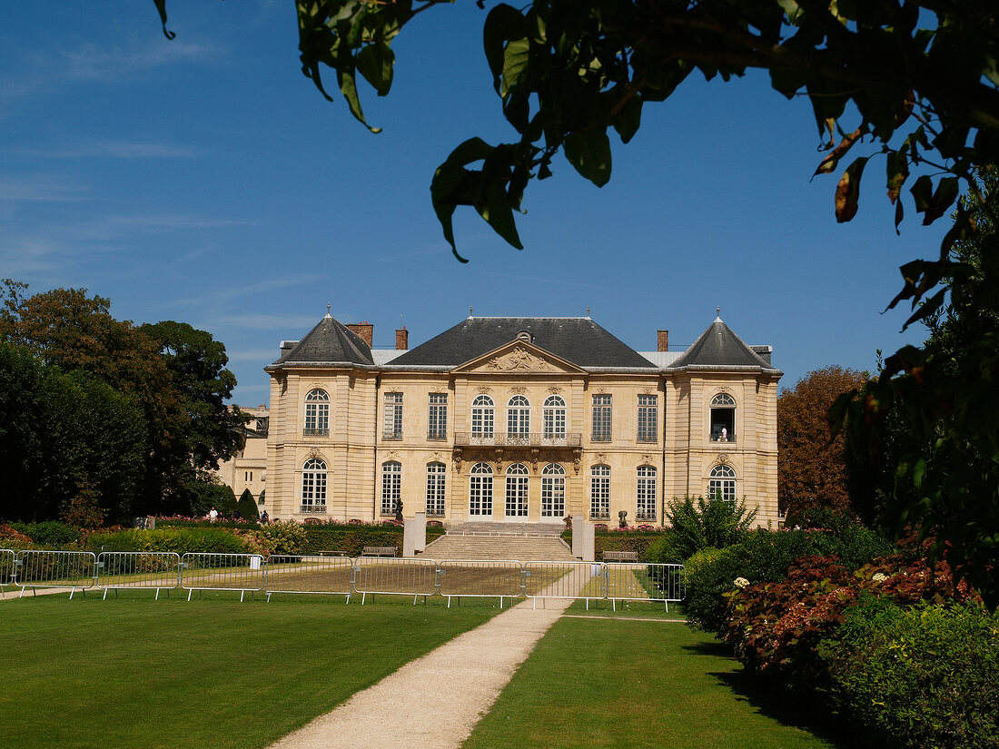 Facade of Musee Rodin Museum, Paris, France