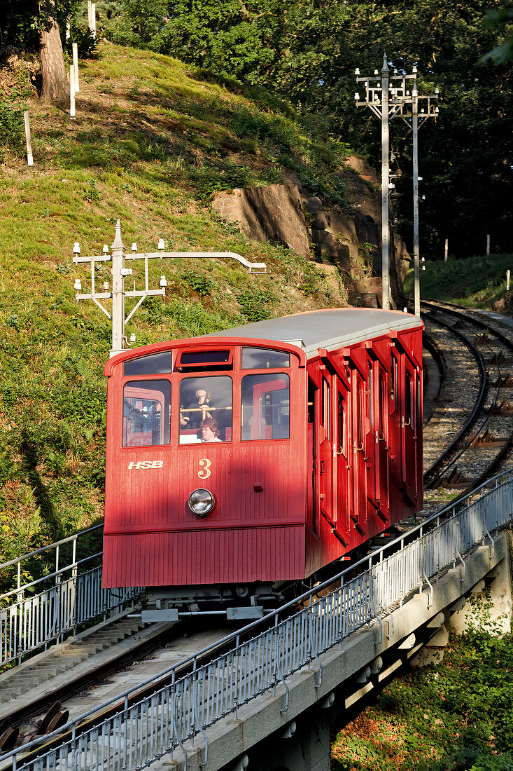 Heidelberg: Bergbahn rot 