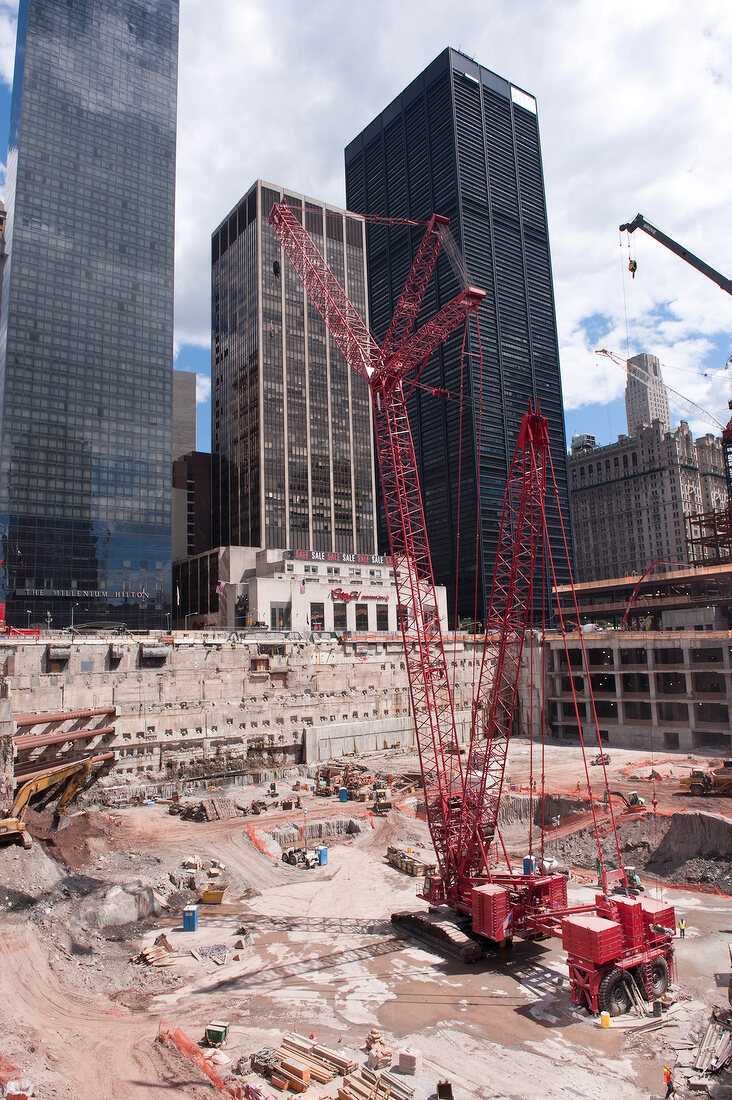 New York: Ground Zero Baustelle 