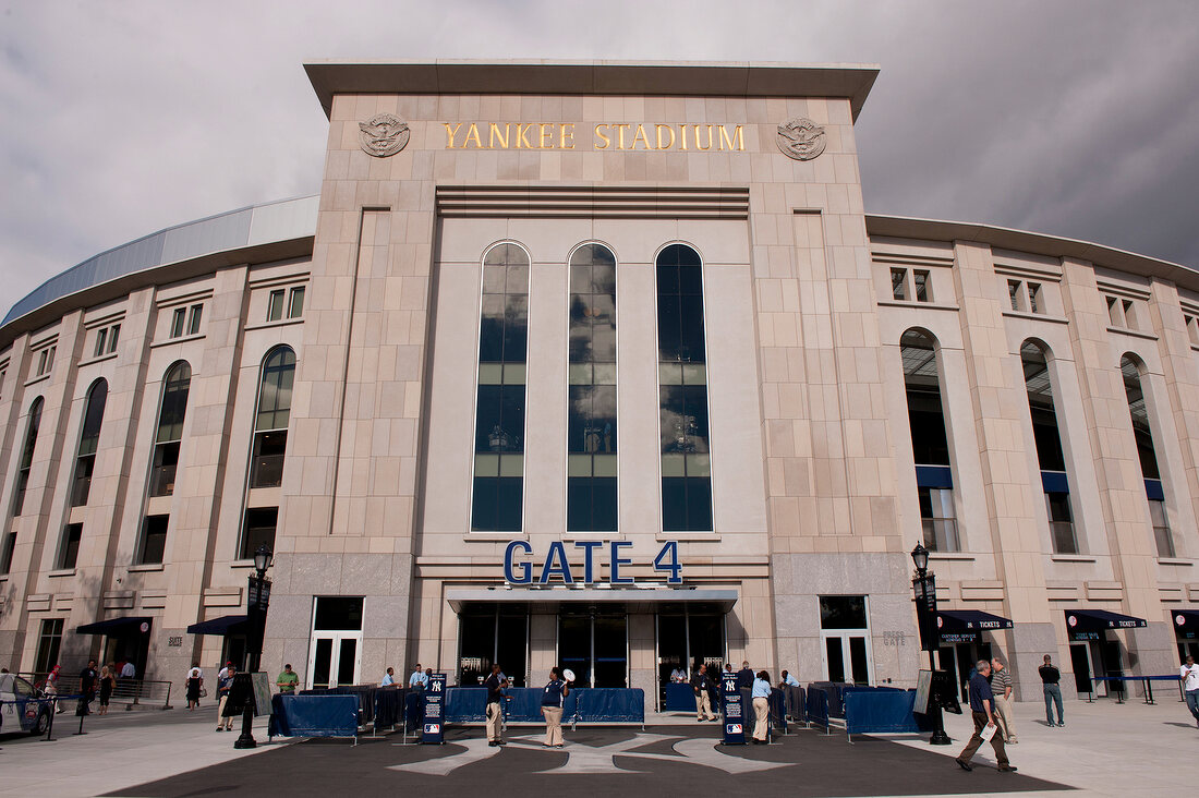 New York: Gate 4, Eingang des Yankees Stadium