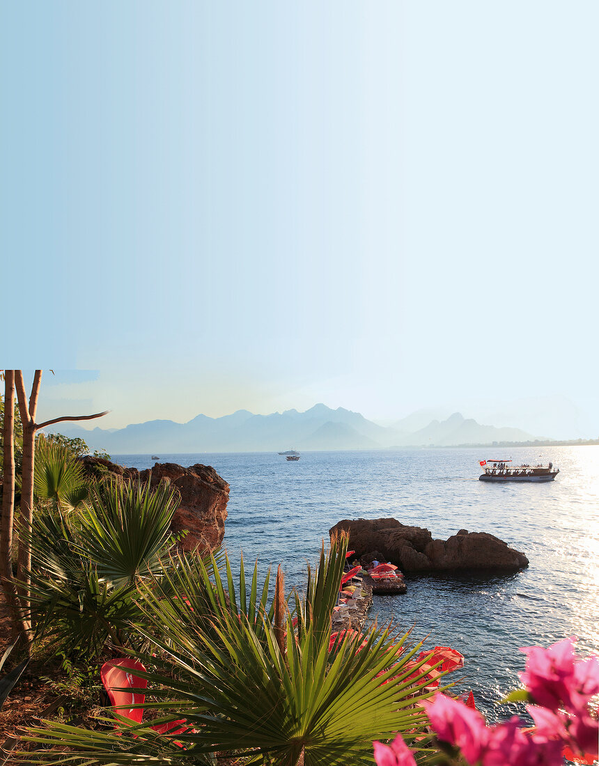 View of sea at Antalya, Turkey